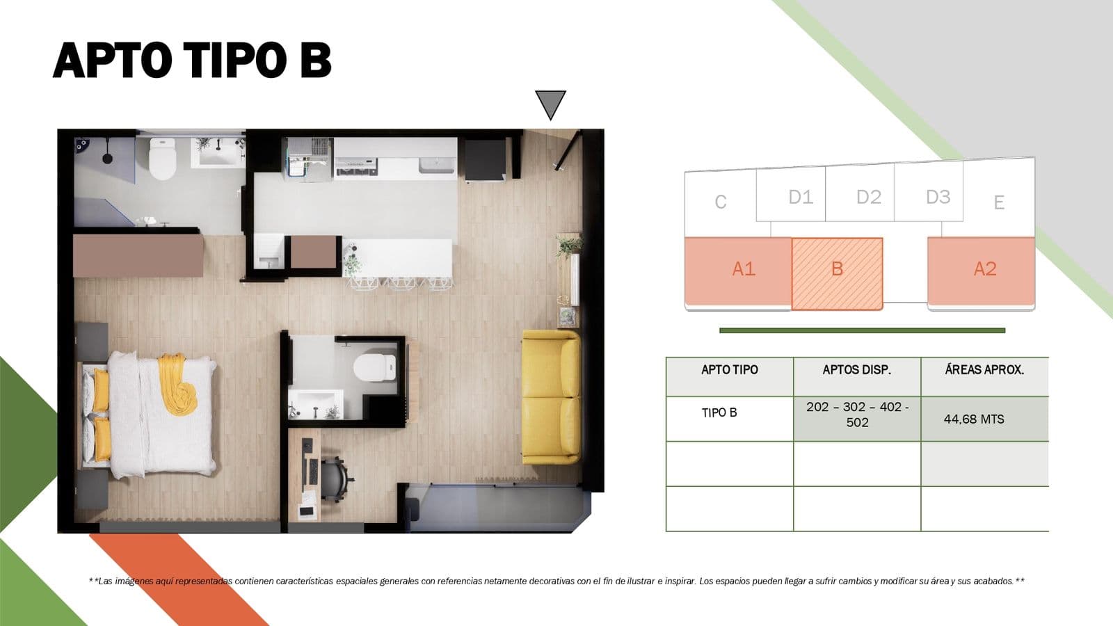 Plano Apartamento Tipo  B